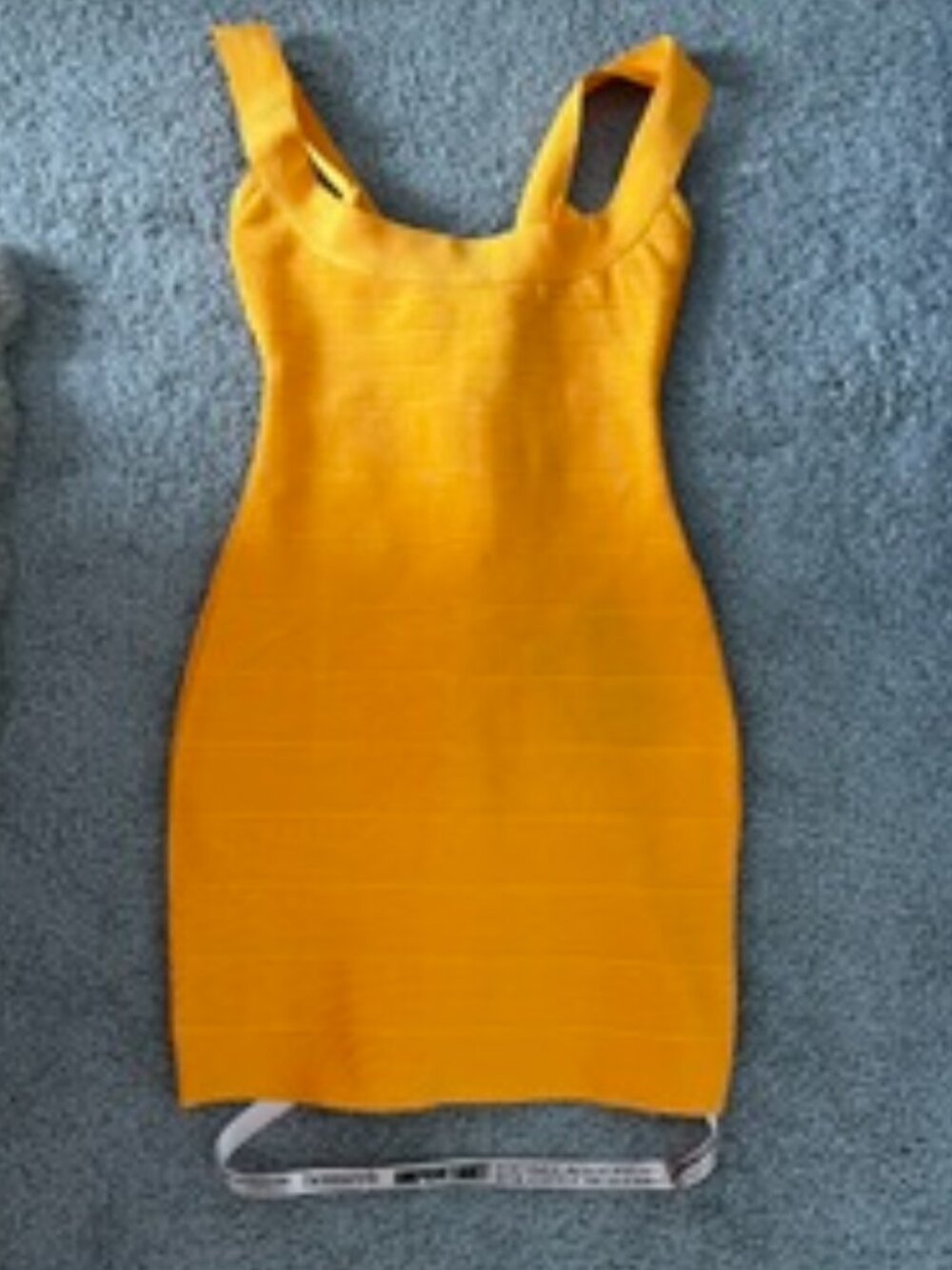 Scoop Neck Bandage Mini Dress